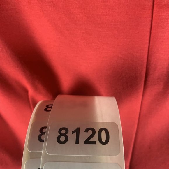 Trina Turk Sheath Dress Women 4 Red Stretch Lace Trim Back Zip Short Sleeve 8120 - Picture 9 of 9